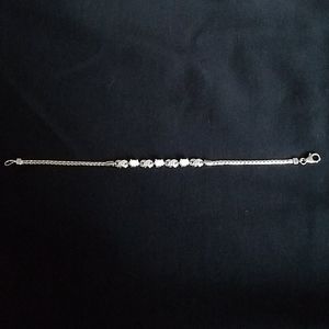 Silver opal bracelet
